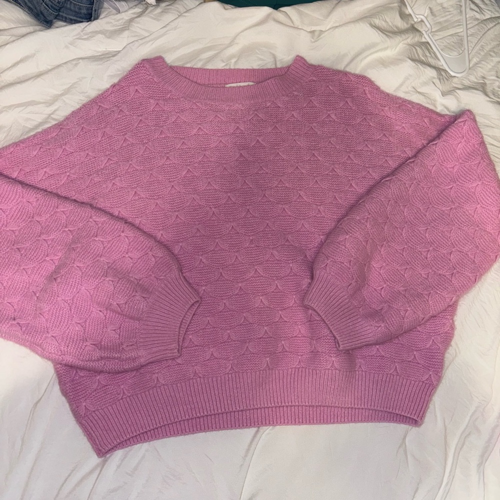 &Merci Scalloped Sweater